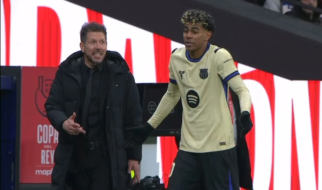 Diego Simeone Taunts Yamal: Atletico boss flashes three fingers during 4-0 Barca rout